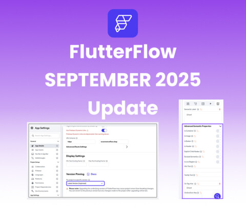 FlutterFlow September 2025 Updates